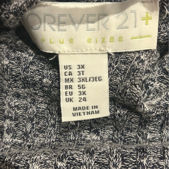 Black knit grey dress - Picture 3 of 3